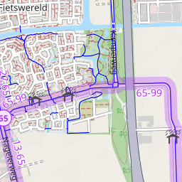 The cyclist-friendly map \